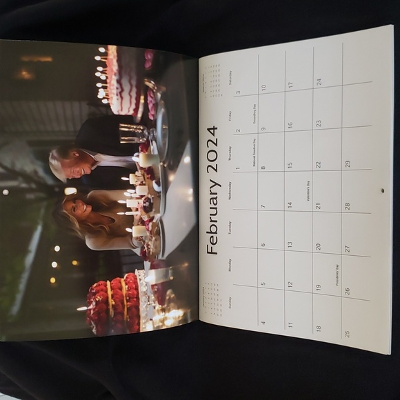 NWT 2024 Trump Calendar Ultimate Gift for Trump Fans Everywhere! - Picture 3 of 13